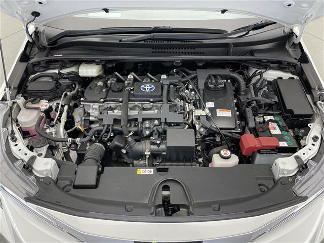 カローラツーリング ハイブリッド ダブルバイビー 純正9型DAナビフルセグTV シートヒーター DVDデッキ 革調シートカバー モデリスタガーニッシュ 電動パーキング HUD 前後ドラレコ セーフティセンス 衝突軽減 追従クルコン LEDライト 禁煙(23枚目)