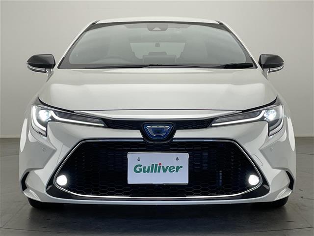 カローラツーリング ハイブリッド ダブルバイビー 純正9型DAナビフルセグTV シートヒーター DVDデッキ 革調シートカバー モデリスタガーニッシュ 電動パーキング HUD 前後ドラレコ セーフティセンス 衝突軽減 追従クルコン LEDライト 禁煙(37枚目)