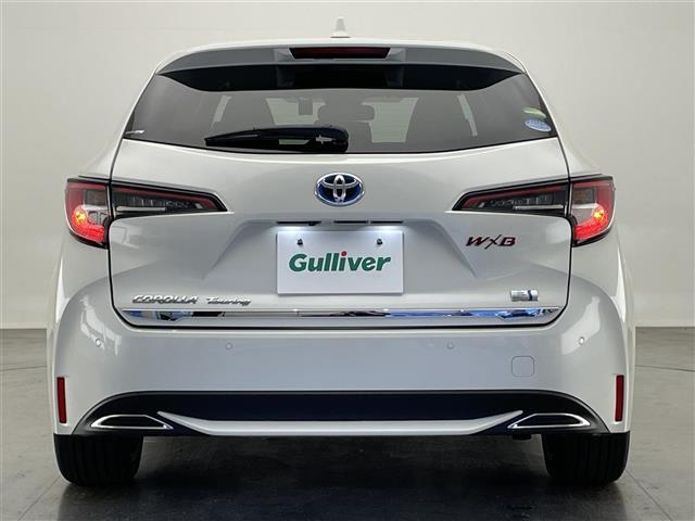 カローラツーリング ハイブリッド ダブルバイビー 純正9型DAナビフルセグTV シートヒーター DVDデッキ 革調シートカバー モデリスタガーニッシュ 電動パーキング HUD 前後ドラレコ セーフティセンス 衝突軽減 追従クルコン LEDライト 禁煙(38枚目)