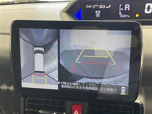 タント カスタムRSセレクション 社外9型ナビ 全方位カメラ シートヒーター 追従クルコン 両側パワスラ ETC 前後ドラレコ スマアシIII 衝突軽減 コーナーセンサー LEDオートライト ツートンカラー ロールシェード フォグ 禁(4枚目)