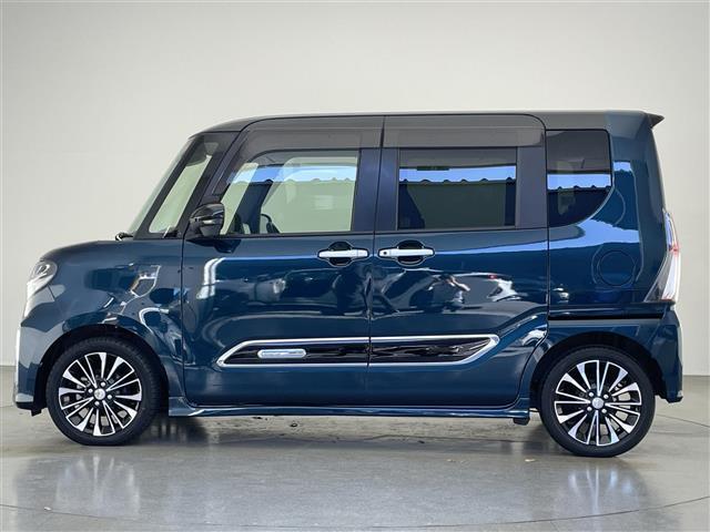 タント カスタムRSセレクション 社外9型ナビ 全方位カメラ シートヒーター 追従クルコン 両側パワスラ ETC 前後ドラレコ スマアシIII 衝突軽減 コーナーセンサー LEDオートライト ツートンカラー ロールシェード フォグ 禁(17枚目)