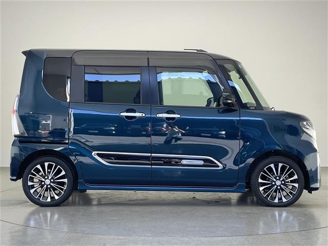 タント カスタムRSセレクション 社外9型ナビ 全方位カメラ シートヒーター 追従クルコン 両側パワスラ ETC 前後ドラレコ スマアシIII 衝突軽減 コーナーセンサー LEDオートライト ツートンカラー ロールシェード フォグ 禁(40枚目)