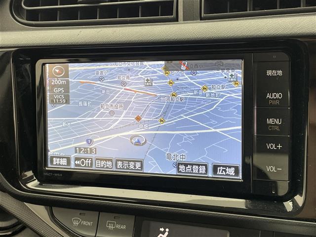 アクア Ｇ　純正ナビ　バックカメラ　ＬＥＤライト　禁煙車　フルセグＴＶ　Ｂｌｕｅｔｏｏｔｈ　ＤＶＤ　プッシュスタート　セーフティセンス　衝突軽減装置　クルコン　ＥＴＣ　オートライト　オートハイビーム　スペアタイヤ（3枚目）