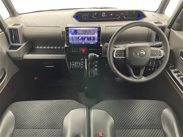 タント カスタムＲＳセレクション　純正９型ナビＴＶ　バックカメラ　シートヒーター　ナビ連動ドラレコ　両側パワスラ　スマアシＩＩＩ　衝突軽減　追従クルコン　ＬＥＤオートライト　コーナーセンサー　ＥＴＣ　メッキガーニッシュ　ハーフレザー（2枚目）