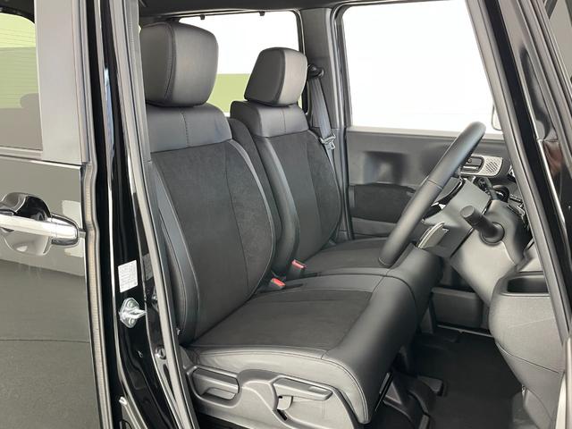 N-BOXカスタム ターボ 届出済未使用車 社外8型ナビ 禁煙車 バックカメラ シートヒーター ハーフレザー 両側パワスラ ETC パドルシフト ホンダセンシング 衝突軽減装置 追従クルコン コーナーセンサー リアロールシェード(21枚目)