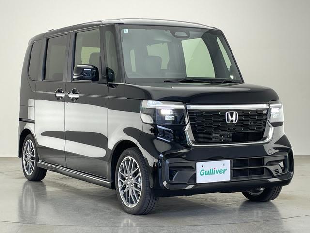N-BOXカスタム ターボ 届出済未使用車 社外8型ナビ 禁煙車 バックカメラ シートヒーター ハーフレザー 両側パワスラ ETC パドルシフト ホンダセンシング 衝突軽減装置 追従クルコン コーナーセンサー リアロールシェード(43枚目)