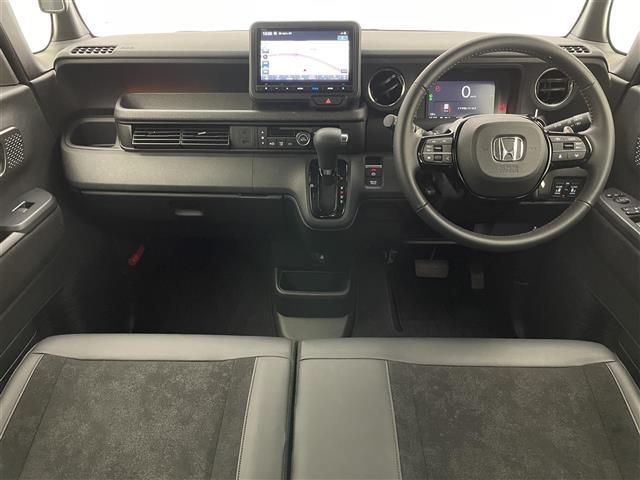 N-BOXカスタム ターボ 純正9型ナビ シートヒーター 両側パワスラ バックカメラ フルセグTV 追従クルコン ETC ホンダセンシング パドルシフト 黒ハーフレザー コーナーセンサー 衝突軽減 LEDライト USB接続 禁煙(2枚目)