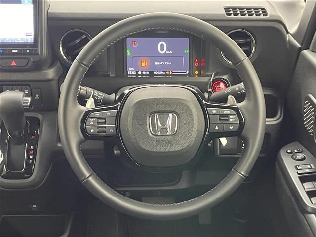 N-BOXカスタム ターボ 純正9型ナビ シートヒーター 両側パワスラ バックカメラ フルセグTV 追従クルコン ETC ホンダセンシング パドルシフト 黒ハーフレザー コーナーセンサー 衝突軽減 LEDライト USB接続 禁煙(8枚目)