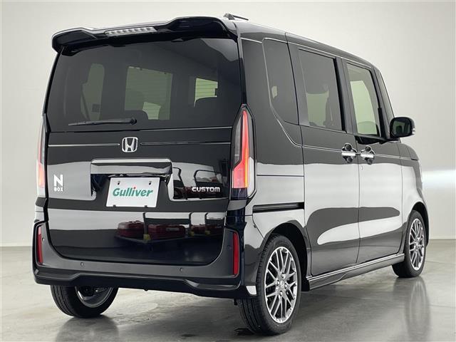 N-BOXカスタム ターボ 純正9型ナビ シートヒーター 両側パワスラ バックカメラ フルセグTV 追従クルコン ETC ホンダセンシング パドルシフト 黒ハーフレザー コーナーセンサー 衝突軽減 LEDライト USB接続 禁煙(39枚目)