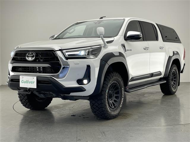 ハイラックス Z 純正ナビ バックカメラ AEROKLASキャノピー JBLスピーカー ETC 純正ドラレコ BATTLEZリフトアップサス GRサイドステップ 純正オーバーフェンダー TRDフィルム 衝突軽減 禁煙車(16枚目)