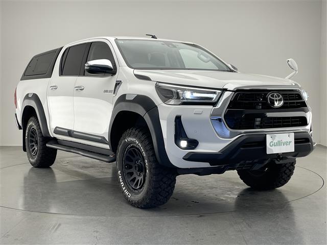 ハイラックス Z 純正ナビ バックカメラ AEROKLASキャノピー JBLスピーカー ETC 純正ドラレコ BATTLEZリフトアップサス GRサイドステップ 純正オーバーフェンダー TRDフィルム 衝突軽減 禁煙車(41枚目)