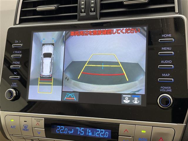 ランドクルーザープラド TX Lパッケージ メーカーナビ ムーンルーフ ベージュ革シート 全方位カメラ シートヒーター 前後ドラレコ BSM ETC2.0 セーフティセンス 衝突軽減 追従クルコン コーナーセンサー LEDオートライト フォグ(4枚目)