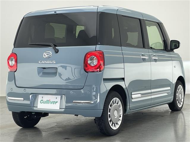 ムーヴキャンバス セオリーＧターボ　純正９型ＤＡ　バックカメラ　シートヒーター　ドリンクホルダーヒーター　フルセグＴＶ　カープレイ　ワイヤレス充電　両側パワスラ　スマアシＩＩＩ　衝突軽減　追従クルコン　コーナーセンサー　ＬＥＤライト　禁（43枚目）