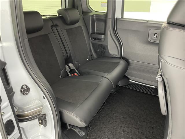 N-BOXカスタム ターボ 純正8型ナビ バックカメラ シートヒーター 両側パワスラ フルセグTV ハーフレザー ホンダセンシング 衝突軽減 追従クルコン ハンドル支援 パドルシフト 電動パーキング LEDオートライト 禁煙車(20枚目)