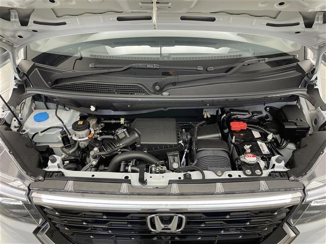 N-BOXカスタム ターボ 純正8型ナビ バックカメラ シートヒーター 両側パワスラ フルセグTV ハーフレザー ホンダセンシング 衝突軽減 追従クルコン ハンドル支援 パドルシフト 電動パーキング LEDオートライト 禁煙車(24枚目)