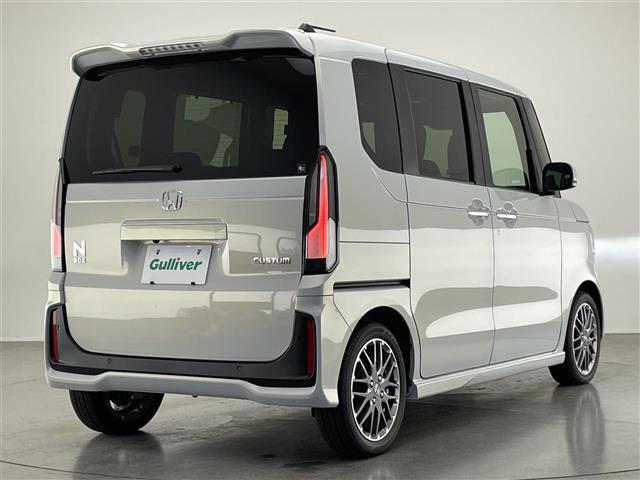 N-BOXカスタム ターボ 純正8型ナビ バックカメラ シートヒーター 両側パワスラ フルセグTV ハーフレザー ホンダセンシング 衝突軽減 追従クルコン ハンドル支援 パドルシフト 電動パーキング LEDオートライト 禁煙車(39枚目)