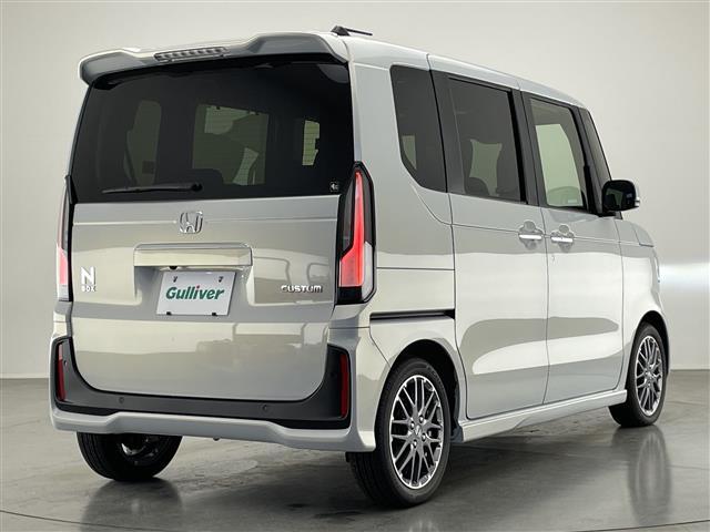N-BOXカスタム ターボ 純正8型ナビ バックカメラ シートヒーター 両側パワスラ フルセグTV ハーフレザー ホンダセンシング 衝突軽減 追従クルコン ハンドル支援 パドルシフト 電動パーキング LEDオートライト 禁煙車(43枚目)