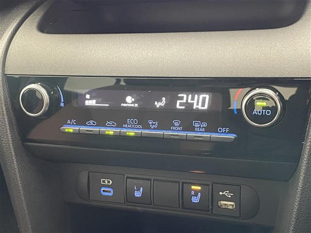 ヤリスクロス ハイブリッドZ アドベンチャー 純正8型DAナビ 全方位カメラ パーキングアシスト シートヒーター ハーフレザー HUD BSM 電動リアゲート 電動パーキング AC100V ETC 衝突軽減 追従クルコン コーナーセンサー 禁煙車(15枚目)