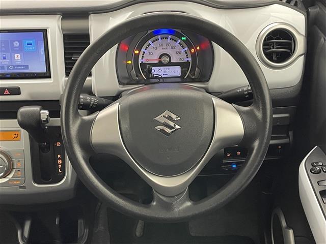 ハスラー G 社外ナビ シートヒーター 禁煙車 TV Bluetooth DVD USB ETC プッシュスタート ツートンカラー レーダーブレーキサポート 衝突軽減 純正フロアマット 純正ドアバイザー オートAC(10枚目)