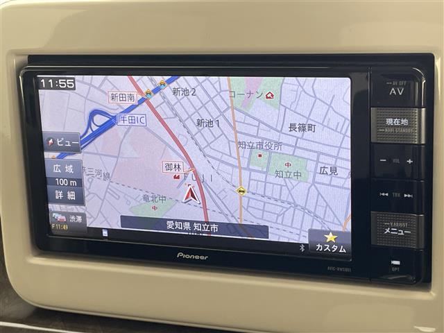 アルトラパン モード 純正ナビ シートヒーター ETC 禁煙車 フルセグTV Bluetooth ナビ連動ドライブレコーダー HIDオートライト レーダーブレーキ 衝突軽減 プッシュスタート 純正フロアマット ドアバイザー(3枚目)
