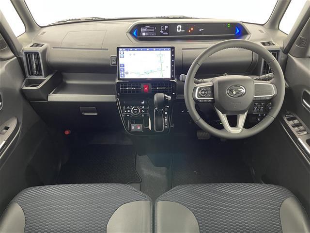 タント カスタムＲＳ　純正１０型ナビ　全方位カメラ　シートヒーター　ＨＤＭＩ　両側パワスラ　フルセグＴＶ　ＤＶＤ　スマアシ　ＥＴＣ　ドラレコ　コーナーセンサー　衝突軽減　ＵＳＢ接続　ＬＥＤライト　フォグ　純正マット　禁煙車（2枚目）