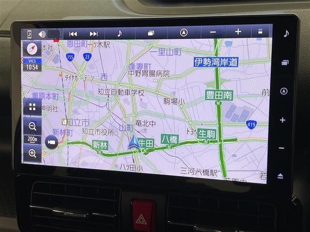 タント カスタムＲＳ　純正１０型ナビ　全方位カメラ　シートヒーター　ＨＤＭＩ　両側パワスラ　フルセグＴＶ　ＤＶＤ　スマアシ　ＥＴＣ　ドラレコ　コーナーセンサー　衝突軽減　ＵＳＢ接続　ＬＥＤライト　フォグ　純正マット　禁煙車（3枚目）