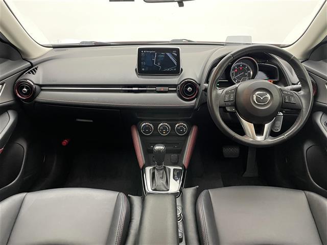 CX-3 XD ツーリング 純正ナビ バックカメラ BSM 禁煙車 フルセグTV DVD USB AUX Bluetooth HUD 前後ドラレコ クルーズコントロール パドルシフト LEDライト ハーフレザー コーナーセンサー(2枚目)