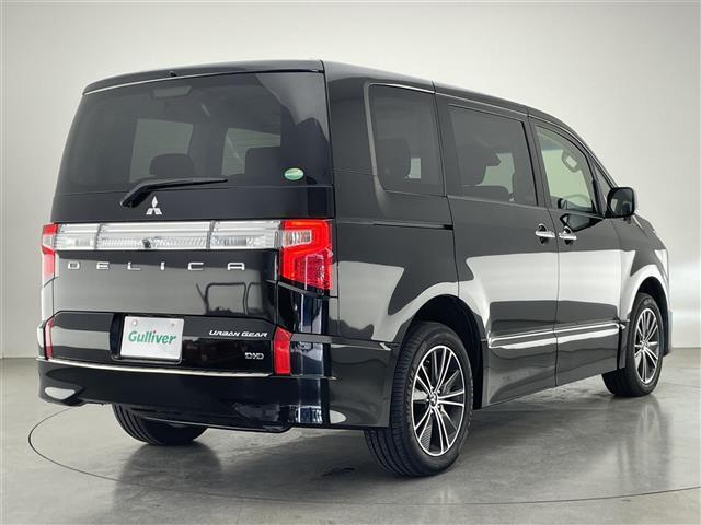 デリカD:5 アーバンギア G 社外ナビ バックカメラ 禁煙 フルセグTV DVD 追従クルコン パドルシフト 両側パワスラ ETC ドラレコ USB 衝突軽減 LEDオートライト フォグランプ 純正フロアマット Bluetooth(39枚目)