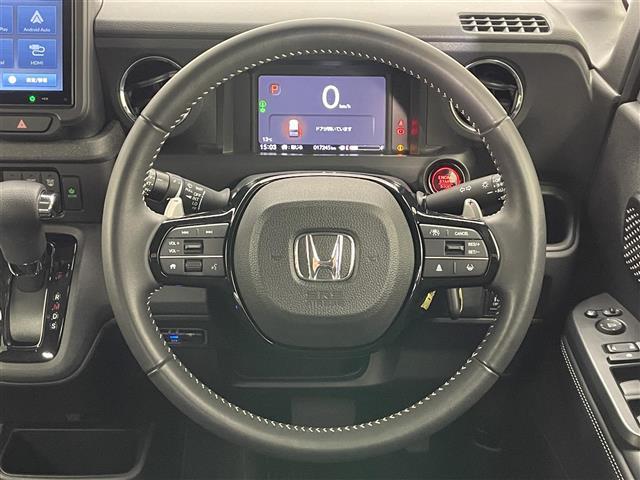 N-BOXカスタム ターボコーディネートスタイル 純正8型DA バックカメラ シートヒーター ETC 両側パワスラ ハーフレザーシート カープレイ 電動パーキング LEDオートライト ホンダセンシング 衝突軽減 追従クルコン コーナーセンサー 禁煙車(10枚目)