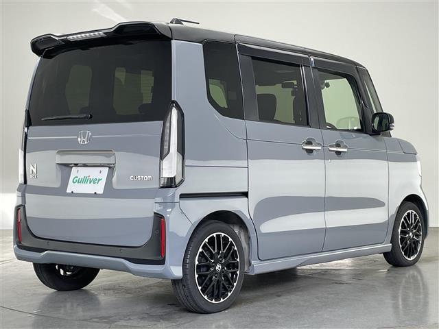 N-BOXカスタム ターボコーディネートスタイル 純正8型DA バックカメラ シートヒーター ETC 両側パワスラ ハーフレザーシート カープレイ 電動パーキング LEDオートライト ホンダセンシング 衝突軽減 追従クルコン コーナーセンサー 禁煙車(39枚目)