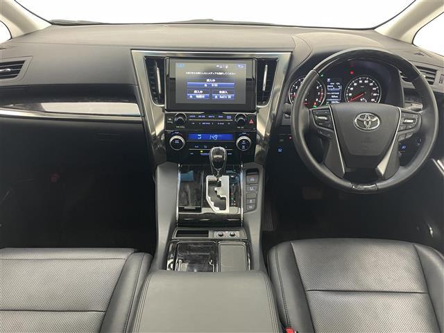 アルファード ２．５Ｓ　Ｃパッケージ　メーカーナビ　リアエンターテイメント　Ｗムーンルーフ　全方位カメラ　デジタルインナーミラー　ＪＢＬ　ＢＳＭ　両側パワスラ　電動リアゲート　シートヒータ　衝突軽減　追従クルコン　フルセグ　ＨＤＭＩ　禁煙（2枚目）