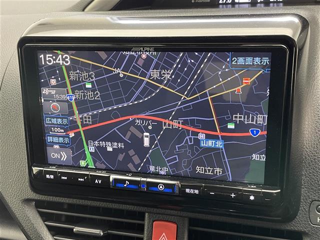 ヴォクシー ハイブリッドＺＳ　煌ＩＩＩ　アルパイン９型ナビ　１０．１型後席モニター　フルセグＴＶ　ＨＤＭＩ　ＤＶＤ　ハーフレザー　シートヒーター　両側パワスラ　バックカメラ　ドラレコ　衝突軽減　車線逸脱　クルコン　ＬＥＤオートライト　ＥＴＣ（3枚目）