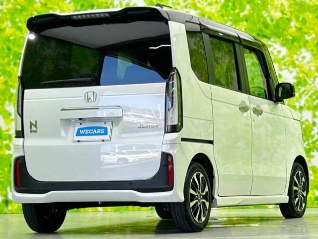 Ｎ－ＢＯＸカスタム コーディネートスタイル２トーン　新品タイヤ／保証書／純正　９インチ　ＳＤナビ／ホンダセンシング／両側電動スライドドア／シートヒーター　前席／車線逸脱防止支援システム／シート　ハーフレザー／パーキングアシスト　バックガイド　禁煙車（3枚目）