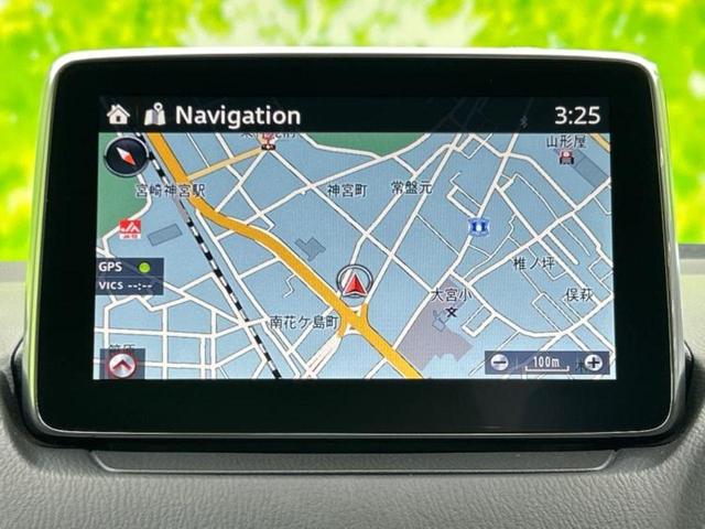 CX-3 XDツーリング 保証書/純正 SDナビ/衝突安全装置/シート ハーフレザー/パーキングアシスト バックガイド/ドライブレコーダー 前後/ヘッドランプ HID/Bluetooth接続/ETC ターボ バックカメラ(9枚目)