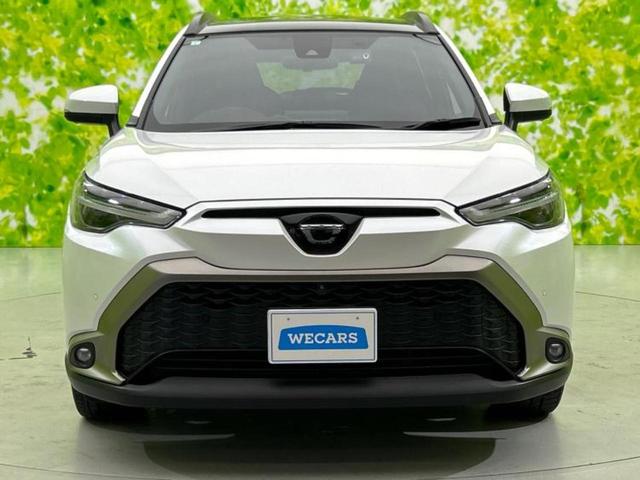 カローラクロス Z 新品タイヤ/パノラマルーフ/ディスプレイオーディオ/衝突安全装置/シートヒーター 前席/パノラミックビューモニター/車線逸脱防止支援システム/シート ハーフレザー/電動バックドア サンルーフ 禁煙車(41枚目)