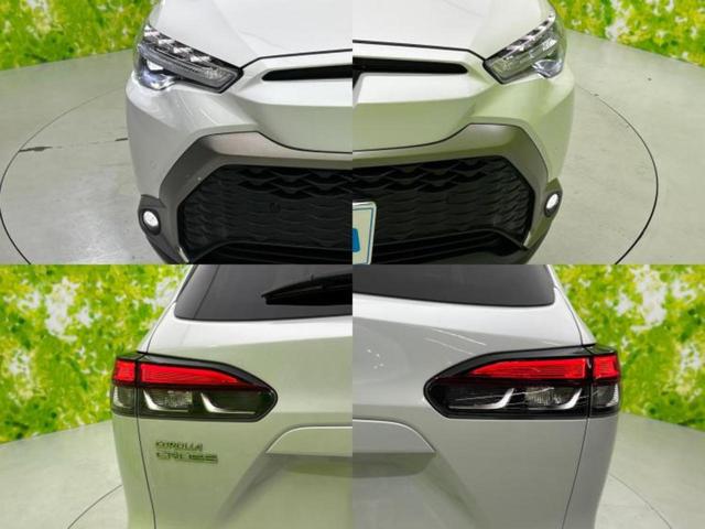 カローラクロス Z 新品タイヤ/パノラマルーフ/ディスプレイオーディオ/衝突安全装置/シートヒーター 前席/パノラミックビューモニター/車線逸脱防止支援システム/シート ハーフレザー/電動バックドア サンルーフ 禁煙車(50枚目)