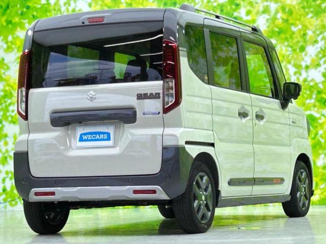 スペーシアギア ハイブリッドXZターボ 保証書/純正 9インチ メモリーナビ/セーフティサポート(スズキ)/両側電動スライドドア/シートヒーター 前席/全方位モニター/車線逸脱防止支援システム/パーキングアシスト バックガイド ターボ(3枚目)