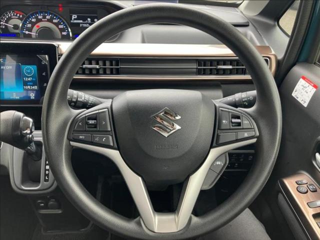 ワゴンRカスタムZ ハイブリッドZX 新品タイヤ/保証書/ディスプレイオーディオ/セーフティサポート(スズキ)/シートヒーター/全方位モニター用カメラ/車線逸脱防止支援システム/ヘッドランプ LED/USBジャック 衝突被害軽減システム(9枚目)