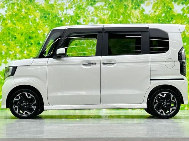 N-BOXカスタム G・Lターボホンダセンシング 新品タイヤ/保証書/純正 SDナビ/衝突安全装置/両側電動スライドドア/車線逸脱防止支援システム/ヘッドランプ LED/Bluetooth接続/ETC/EBD付ABS/横滑り防止装置 バックカメラ(2枚目)