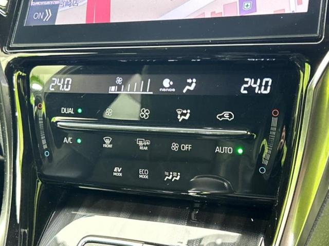 ハリアーハイブリッド ４ＷＤプレミアム　新品タイヤ／純正エアロ／保証書／社外　１０インチ　ＳＤナビ／フリップダウンモニター／トヨタセーフティセンス／車線逸脱防止支援システム／シート　ハーフレザー／電動バックドア／ヘッドランプ　ＬＥＤ　４ＷＤ（23枚目）