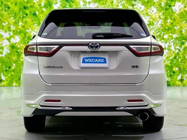 ハリアーハイブリッド ４ＷＤプレミアム　新品タイヤ／純正エアロ／保証書／社外　１０インチ　ＳＤナビ／フリップダウンモニター／トヨタセーフティセンス／車線逸脱防止支援システム／シート　ハーフレザー／電動バックドア／ヘッドランプ　ＬＥＤ　４ＷＤ（44枚目）