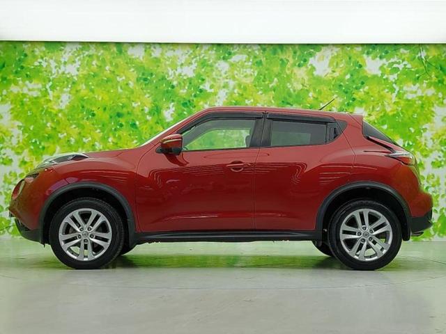 ジューク 15RX Vセレクション 保証書/純正 SDナビ/衝突安全装置/車線逸脱防止支援システム/ヘッドランプ HID/Bluetooth接続/ETC/EBD付ABS/横滑り防止装置/アイドリングストップ/バックモニター バックカメラ(2枚目)