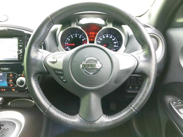 ジューク 15RX Vセレクション 保証書/純正 SDナビ/衝突安全装置/車線逸脱防止支援システム/ヘッドランプ HID/Bluetooth接続/ETC/EBD付ABS/横滑り防止装置/アイドリングストップ/バックモニター バックカメラ(14枚目)