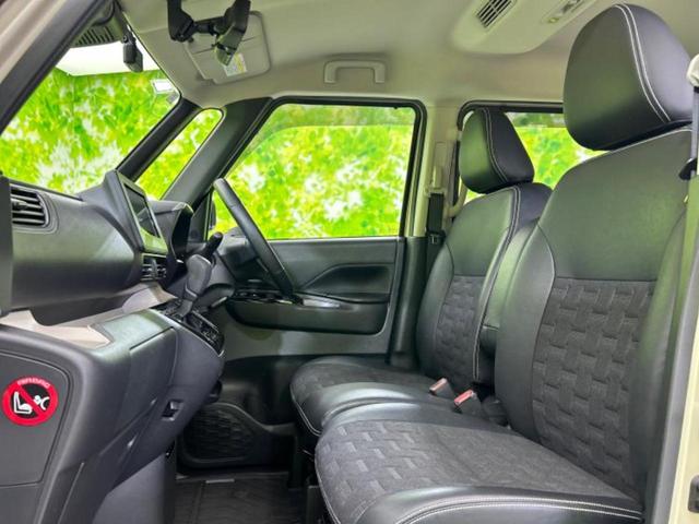 デリカミニ Ｇプレミアム　新品タイヤ／保証書／社外　ＳＤナビ／デジタルインナーミラー／衝突安全装置／両側電動スライドドア／シートヒーター／全方位モニター／車線逸脱防止支援システム／シート　ハーフレザー／ドライブレコーダー　前後（6枚目）