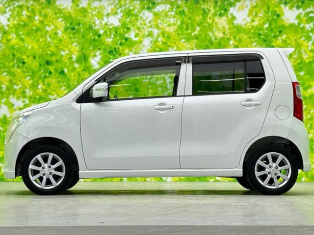 ワゴンR FXリミテッド 新品タイヤ/社外 SDナビ/ETC/EBD付ABS/アイドリングストップ/ワンセグTV/エアバッグ 運転席/エアバッグ 助手席/アルミホイール 純正 14インチ/パワーウインドウ/キーレスエントリー(2枚目)