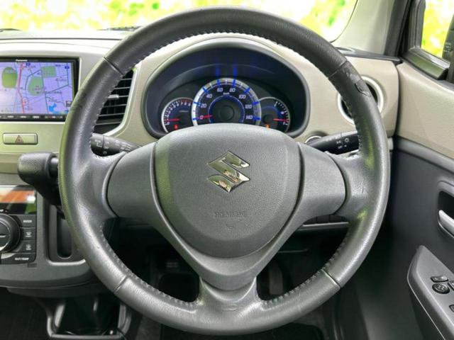 ワゴンR FXリミテッド 新品タイヤ/社外 SDナビ/ETC/EBD付ABS/アイドリングストップ/ワンセグTV/エアバッグ 運転席/エアバッグ 助手席/アルミホイール 純正 14インチ/パワーウインドウ/キーレスエントリー(13枚目)