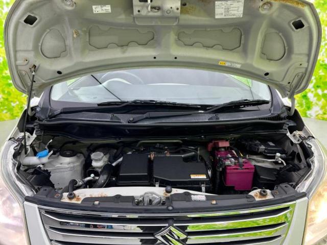 ワゴンR FXリミテッド 新品タイヤ/社外 SDナビ/ETC/EBD付ABS/アイドリングストップ/ワンセグTV/エアバッグ 運転席/エアバッグ 助手席/アルミホイール 純正 14インチ/パワーウインドウ/キーレスエントリー(47枚目)