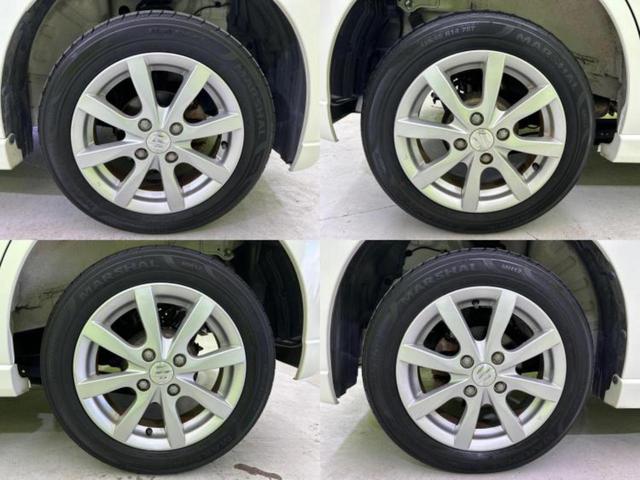 ワゴンR FXリミテッド 新品タイヤ/社外 SDナビ/ETC/EBD付ABS/アイドリングストップ/ワンセグTV/エアバッグ 運転席/エアバッグ 助手席/アルミホイール 純正 14インチ/パワーウインドウ/キーレスエントリー(50枚目)