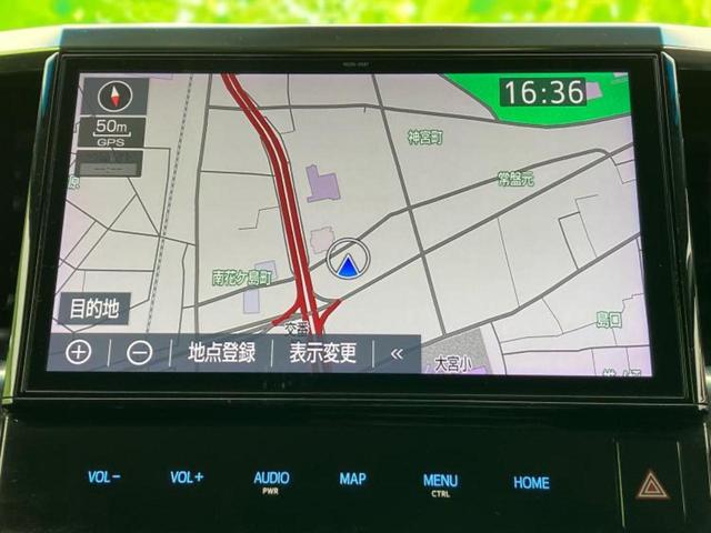 アルファード Ｓ　Ａパッケージ　保証書／純正　１０インチ　メモリーナビ／衝突安全装置／両側電動スライドドア／車線逸脱防止支援システム／ヘッドランプ　ＬＥＤ／Ｂｌｕｅｔｏｏｔｈ接続／ＥＴＣ／ＥＢＤ付ＡＢＳ／横滑り防止装置　バックカメラ（9枚目）