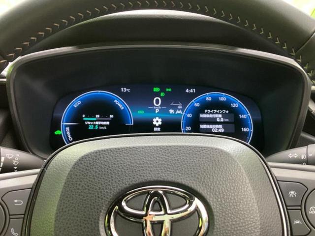 カローラツーリング ハイブリッドダブルバイビー　保証書／ディスプレイオーディオ＋ナビ／衝突安全装置／シートヒーター　前席／車線逸脱防止支援システム／シート　ハーフレザー／ドライブレコーダー　前後／ヘッドランプ　ＬＥＤ／ＵＳＢジャック　バックカメラ（14枚目）